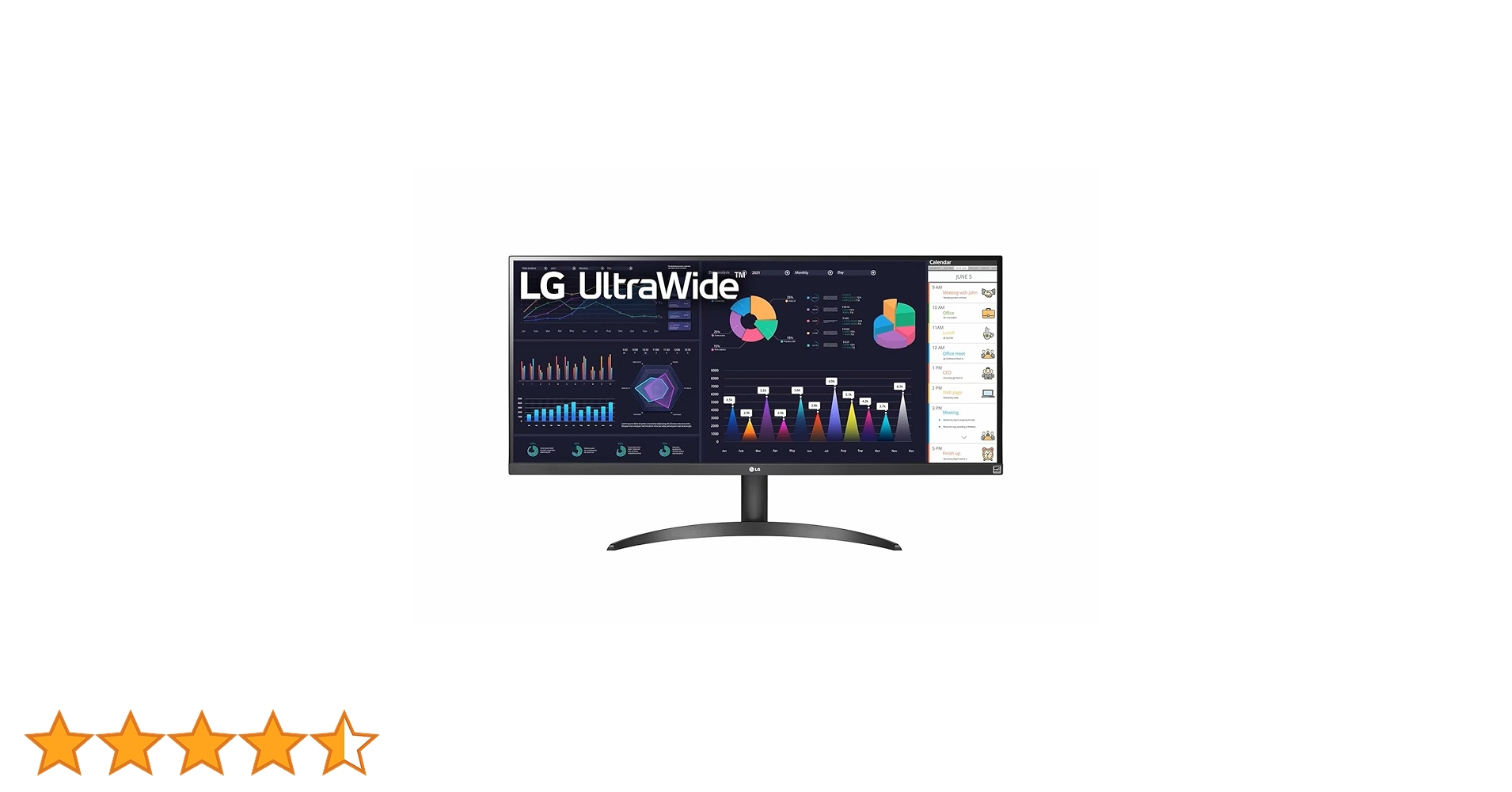 LG 34WQ500-B - 34 inch 21:9 UltraWid Full HD (2560 x 1080) Monitor